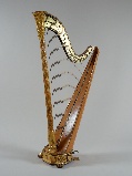 Harpe ayant appartenu à Louise-Marie d’Orléans